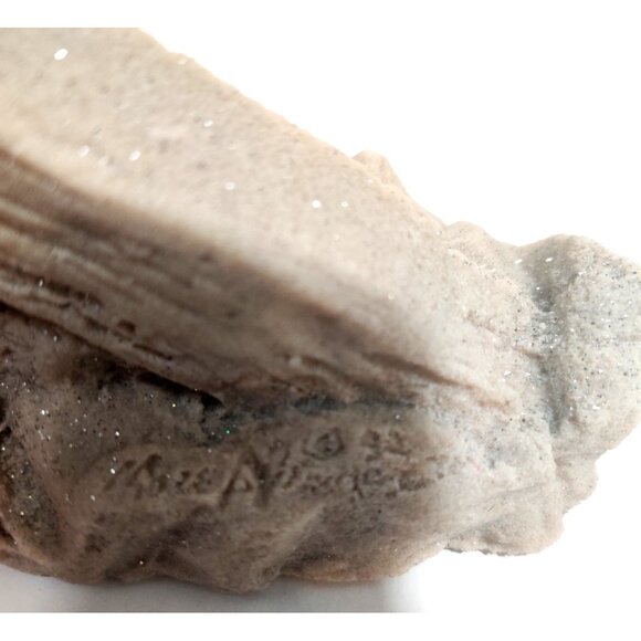 Sand Sculpture Beach Art Jesus Christ Carrying The Cross 7x2.5x5.5" Signed - Picture 15 of 16